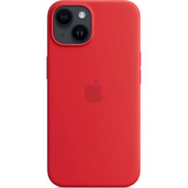 Чохол до мобільного телефона Apple iPhone 14 Plus Silicone Case with MagSafe - (PRODUCT)RED,Model A2911 (MPT63ZE/A)-6-зображення