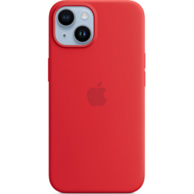 Чехол для мобильного телефона Apple iPhone 14 Plus Silicone Case with MagSafe - (PRODUCT)RED,Model A2911 (MPT63ZE/A)-7-изображение