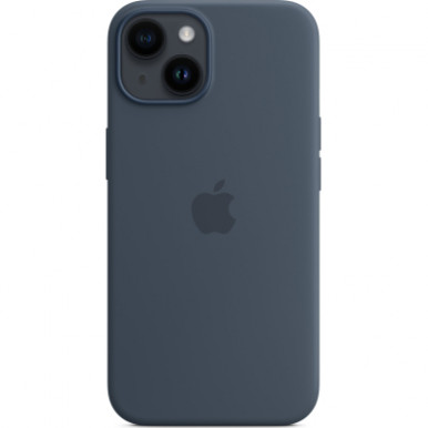 Чехол для мобильного телефона Apple iPhone 14 Plus Silicone Case with MagSafe - Storm Blue,Model A2911 (MPT53ZE/A)-6-изображение