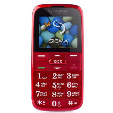 Моб.телефон Sigma Comfort 50 slim Red-2-зображення