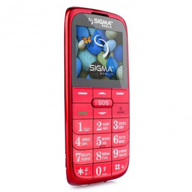 Моб.телефон Sigma Comfort 50 slim Red-3-зображення