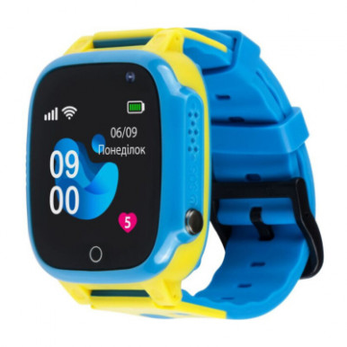 Смарт-часы Amigo GO008 GLORY GPS WIFI Blue-Yellow (976267)-7-изображение