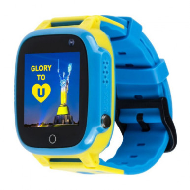 Смарт-годинник Amigo GO008 GLORY GPS WIFI Blue-Yellow (976267)-8-зображення