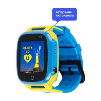 Смарт-годинник Amigo GO008 GLORY GPS WIFI Blue-Yellow (976267)-10-зображення