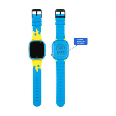 Смарт-часы Amigo GO008 GLORY GPS WIFI Blue-Yellow (976267)-11-изображение