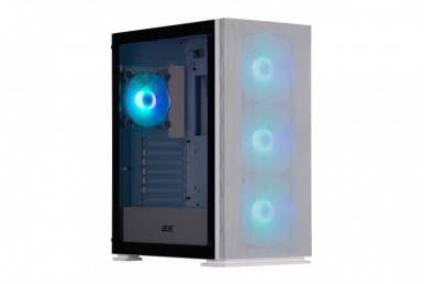 Корпус 2E GAMING Virtus Neo G3301NW без БП 2xUSB3.0, 1xUSB 2.0 3x140мм ARGB, 1x120мм ARGB VGA 340мм LCS ready контроллер с пультом TG Side Panel ATX белый-4-изображение