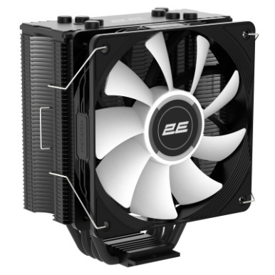 Процесорний кулер 2E GAMING Air Cool ACN120B-ARGB, LGA1851, 1700, 1200, 115x, 1366, AM5, AM4, AM3, AM3+, 4pin PWM, 3pin +5VARGB, TDP 180W-5-зображення