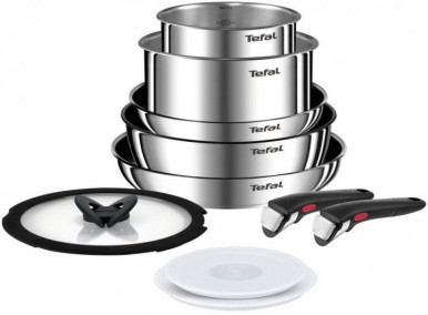 Набір посуду Tefal Ingenio Emotion, 10 пр (L897SA74)-1-зображення