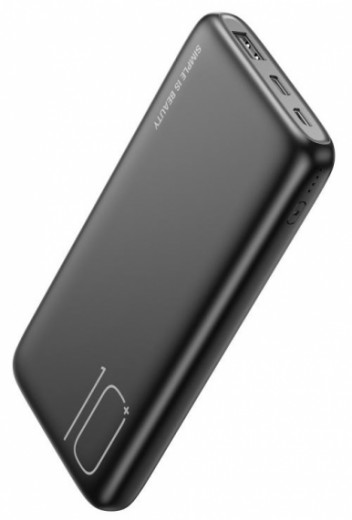 Портативное зарядное устройство XO PR182 - 10000 mAh (Black)-1-изображение