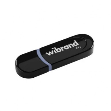 USB флеш накопичувач Wibrand 4GB Panther Black USB 2.0 (WI2.0/PA4P2B)-2-зображення