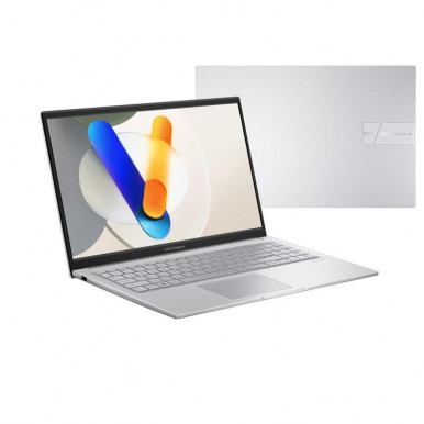 Ноутбук ASUS Vivobook 15 X1504VA-BQ500 15.6" FHD IPS, Intel i3-1315U, 16GB, F512GB, UMA, noOS, Сріблястий-10-зображення