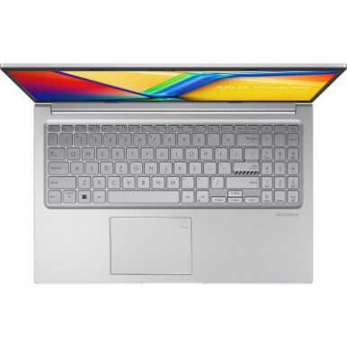 Ноутбук ASUS Vivobook 15 X1504VA-BQ500 15.6" FHD IPS, Intel i3-1315U, 16GB, F512GB, UMA, noOS, Сріблястий-16-зображення