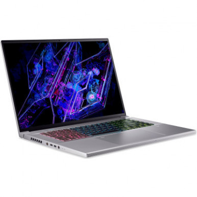 Ноутбук Acer Predator Triton Neo 16 PTN16-51 16" WQXGA, Intel U9-185H, 32GB, F1TB, NVD4060-8, Lin, сріблястий-9-зображення