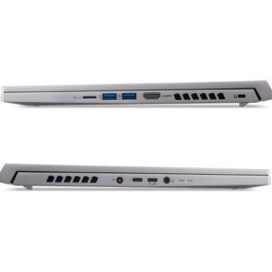 Ноутбук Acer Predator Triton Neo 16 PTN16-51 16" WQXGA, Intel U9-185H, 32GB, F1TB, NVD4060-8, Lin, сріблястий-12-зображення