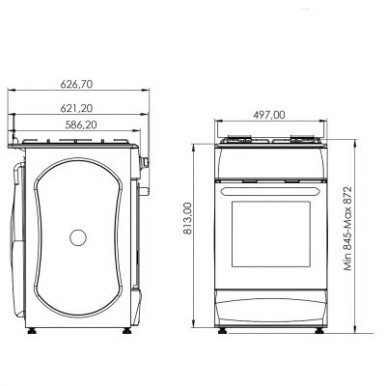 Плита Grunhelm G4F5600W-7-изображение