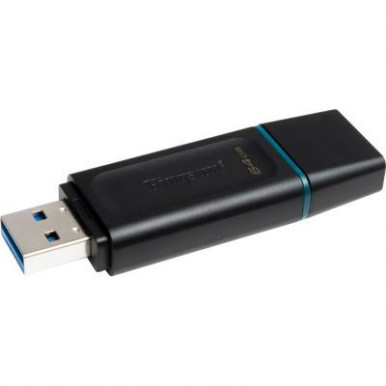 USB флеш накопитель Kingston 64GB DataTraveler Exodia Black/Teal USB 3.2 (DTX/64GB)-8-изображение