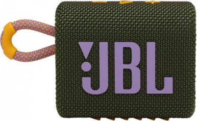 Портативна колонка JBL GO 3 Green (JBLGO3GRN)-10-изображение