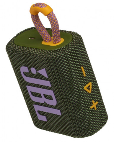 Портативна колонка JBL GO 3 Green (JBLGO3GRN)-13-изображение