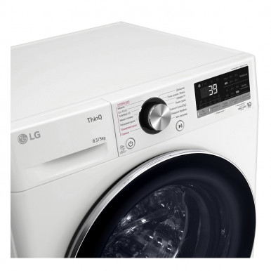 Прально-сушильна машина LG F2V9GC9W-43-зображення