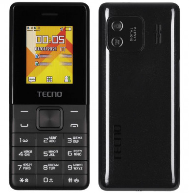 Мобільний телефон TECNO T301 Phantom Black-1-зображення