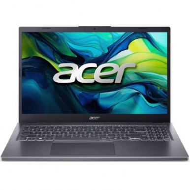 Ноутбук Acer Aspire 15 A15-51M 15.6" FHD IPS, Intel 3-100U, 16GB, F512GB, UMA, Lin, сірий-10-зображення