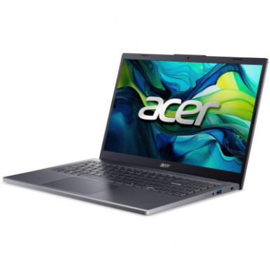 Ноутбук Acer Aspire 15 A15-51M 15.6" FHD IPS, Intel 3-100U, 16GB, F512GB, UMA, Lin, сірий-12-зображення