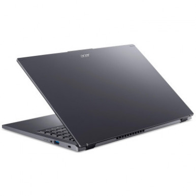 Ноутбук Acer Aspire 15 A15-51M 15.6" FHD IPS, Intel 3-100U, 16GB, F512GB, UMA, Lin, сірий-15-зображення