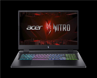 Ноутбук Acer Nitro 17 AN17-42 17.3" QHD IPS, AMD R9-8945HS, 32GB, F1TB, NVD4070-8, Lin, чорний-10-зображення