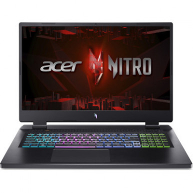 Ноутбук Acer Nitro 17 AN17-42 17.3" QHD IPS, AMD R9-8945HS, 32GB, F1TB, NVD4070-8, Lin, чорний-11-зображення