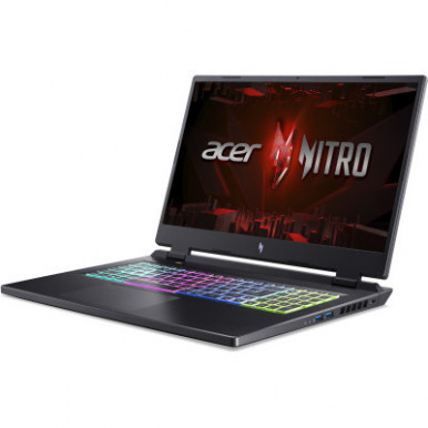 Ноутбук Acer Nitro 17 AN17-42 17.3" QHD IPS, AMD R9-8945HS, 32GB, F1TB, NVD4070-8, Lin, чорний-13-зображення