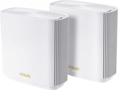 Система WiFi-Mesh ASUS ZenWiFi XT9 AX7800, 3xGE LAN, 1x2.5GE WAN, 1xUSB 3.2, 2 мод, білий-1-зображення
