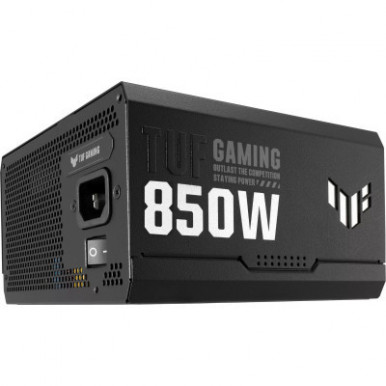 Блок питания ASUS TUF GAMING  (850W), >90%, 80+ Gold, 135мм, 1xMB 24pin(20+4), 2xCPU 8pin(4+4), 4xMolex, 5xSATA, 3xPCIe 8pin(6+2), TUF-GAMING-850G-21-изображение