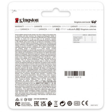 USB флеш накопичувач Kingston 64GB DataTraveler Exodia Onyx USB 3.2 Gen 1 Black (DTXON/64GB)-26-зображення