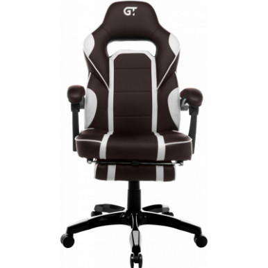 Кресло игровое GT Racer X-2749-1 Dark Brown/White-22-изображение