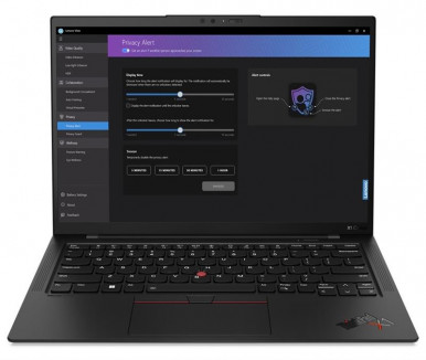 Ноутбук Lenovo ThinkPad X1 Carbon-G11 14" 2.8K OLED, Intel i7-1355U, 32GB, F1TB, UMA, LTE, Win11P, чорний-1-зображення