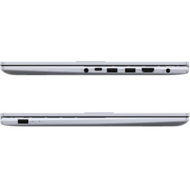 Ноутбук ASUS Vivobook 15X K3504VA-BQ408 15.6" FHD, Intel i3-1315U, 16GB, F512GB, UMA, noOS, Сріблястий-14-зображення