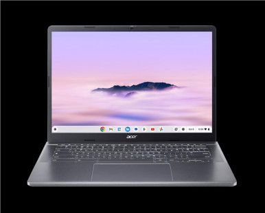 Ноутбук Acer Chromebook Plus CB514-3HT 14" WUXGA IPS Touch, AMD R3-7320C, 8GB, F512GB, UMA, ChromeOS, сірий-1-зображення