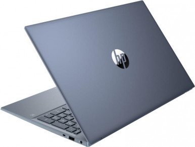 Ноутбук HP Pavilion 15-eh3018ua 15.6" FHD IPS AG, AMD R5-7530U, 16GB, F512GB, UMA, DOS, синій-1-зображення