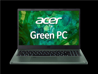 Ноутбук Acer Aspire Vero AV15-53P 15.6" FHD IPS, Intel i5-1335U, 16GB, F512GB, UMA, Lin, зелений-1-зображення