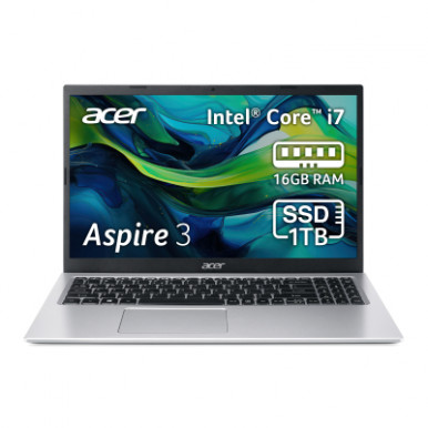 Ноутбук Acer Aspire 3 A315-59 15.6" FHD IPS, Intel i7-1255U, 16GB, F1TB, UMA, Lin, сріблястий-9-зображення