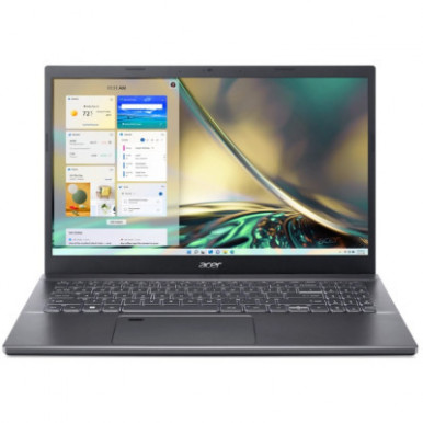 Ноутбук Acer Aspire 5 A515-57 15.6" FHD IPS, Intel i7-12650H, 16GB, F1TB, UMA, Lin, сірий-5-зображення