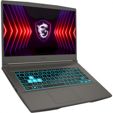 Ноутбук MSI Thin 15.6 FHD, Intel i5-12450H, 16GB, F512GB, NVD3050-4, DOS, чорний-16-зображення