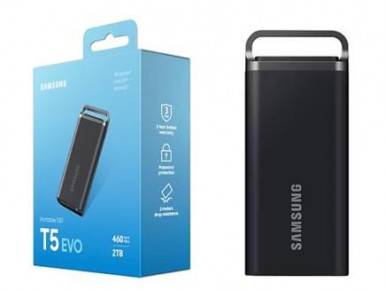 Портативний SSD Samsung 2TB USB 3.2 Gen 1 Type-C T5EVO Shield-1-зображення