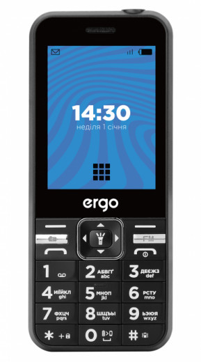 Мобильный телефон ERGO E281 Dual Sim Black-8-изображение