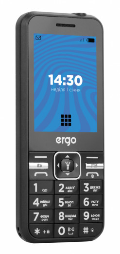 Мобильный телефон ERGO E281 Dual Sim Black-9-изображение