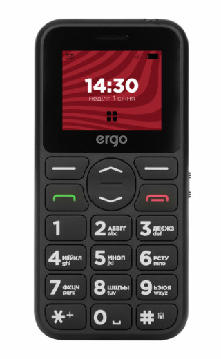 Мобильный телефон ERGO R181 Dual Sim Black-16-изображение