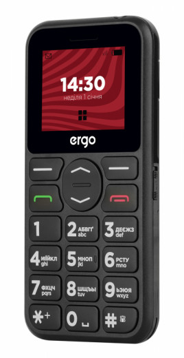 Мобильный телефон ERGO R181 Dual Sim Black-20-изображение