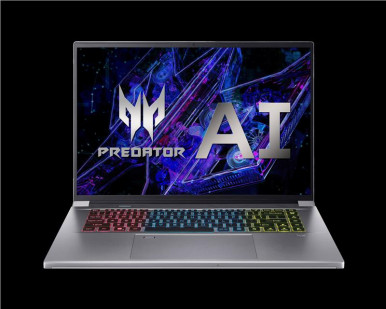 Ноутбук Acer Predator Triton Neo 16 PTN16-51 16" WQXGA, Intel U7-155H, 16GB, F1TB, NVD4060-8, Lin, сріблястий-10-зображення