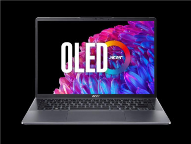 Ноутбук Acer Swift Go 14 SFG14-63 14" 2.8K OLED, AMD R5-8645HS, 16GB, F512GB, UMA, Win11, сірий-10-зображення