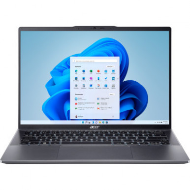 Ноутбук Acer Swift Go 14 SFG14-63 14" 2.8K OLED, AMD R5-8645HS, 16GB, F512GB, UMA, Win11, сірий-9-зображення